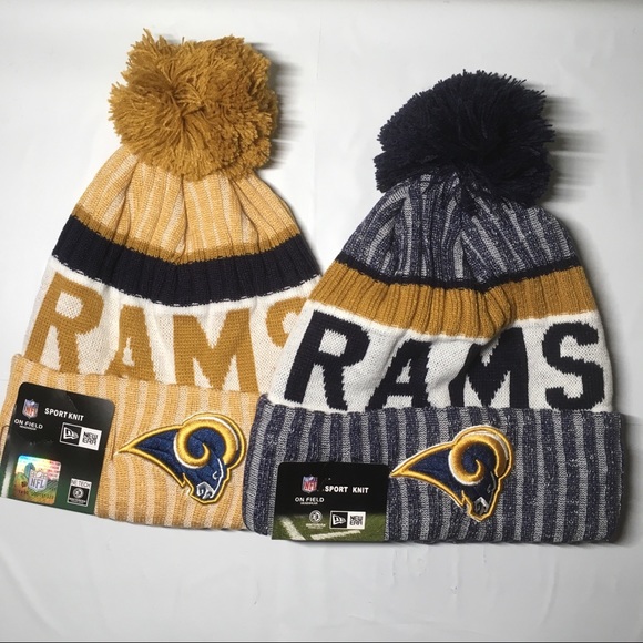 new era rams beanie